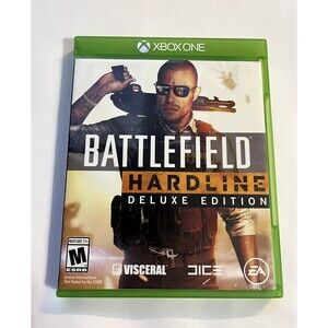 Battlefield Hardline Deluxe Edition Microsoft Xbox One EA Complete Tested